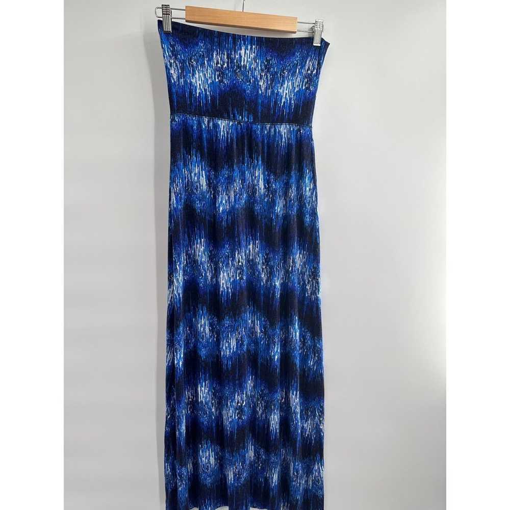 Cynthia Rowley Blue/White/Black Tube Maxi Sun Dre… - image 4