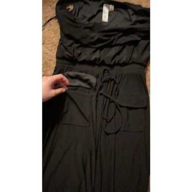 Emma and michele black drawstring jumpsuit nwot