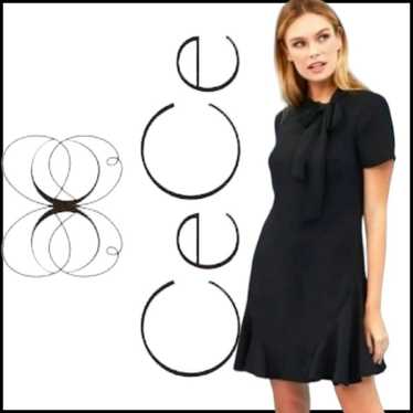 CECE short sleeve bow neck A-line dress $129 - si… - image 1