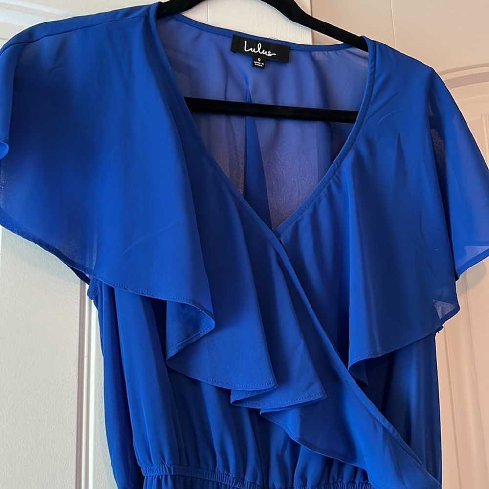 Lulus Lori Royal Blue Romper - image 6