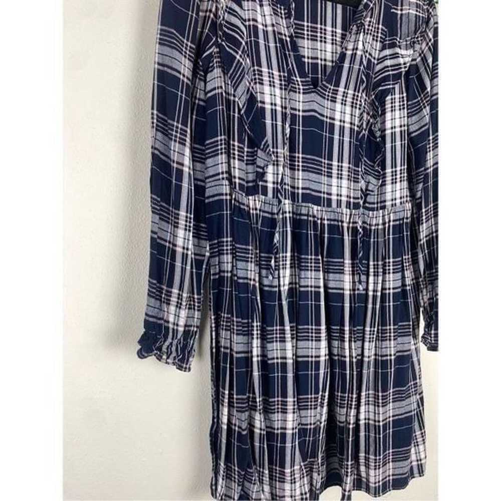 LOFT Plaid Swing Dress - image 3