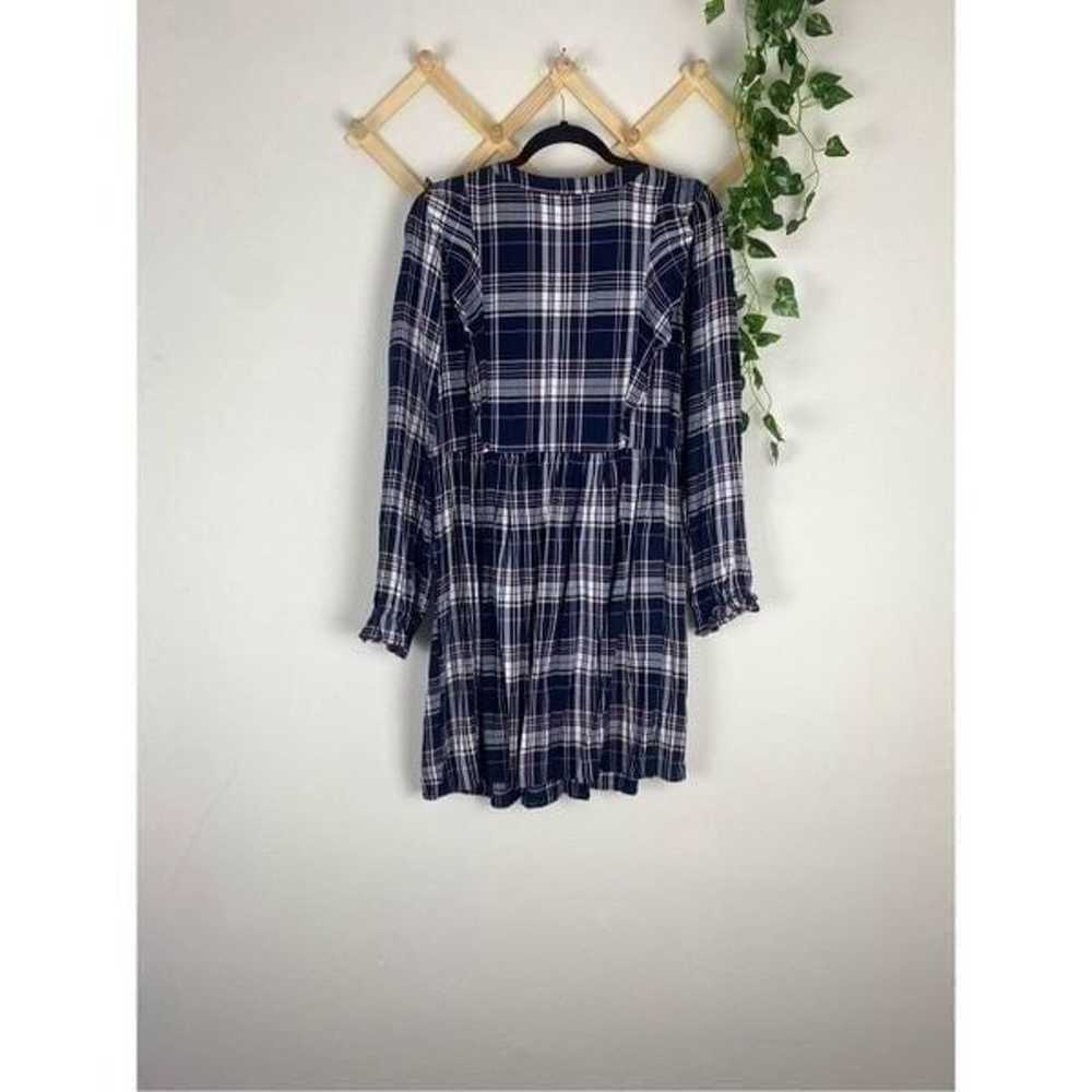 LOFT Plaid Swing Dress - image 6