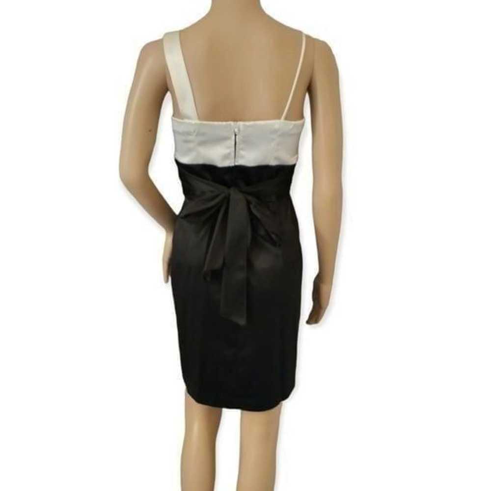 Y2K Vtg Teez Me Dress Mini Black White Cocktail R… - image 6