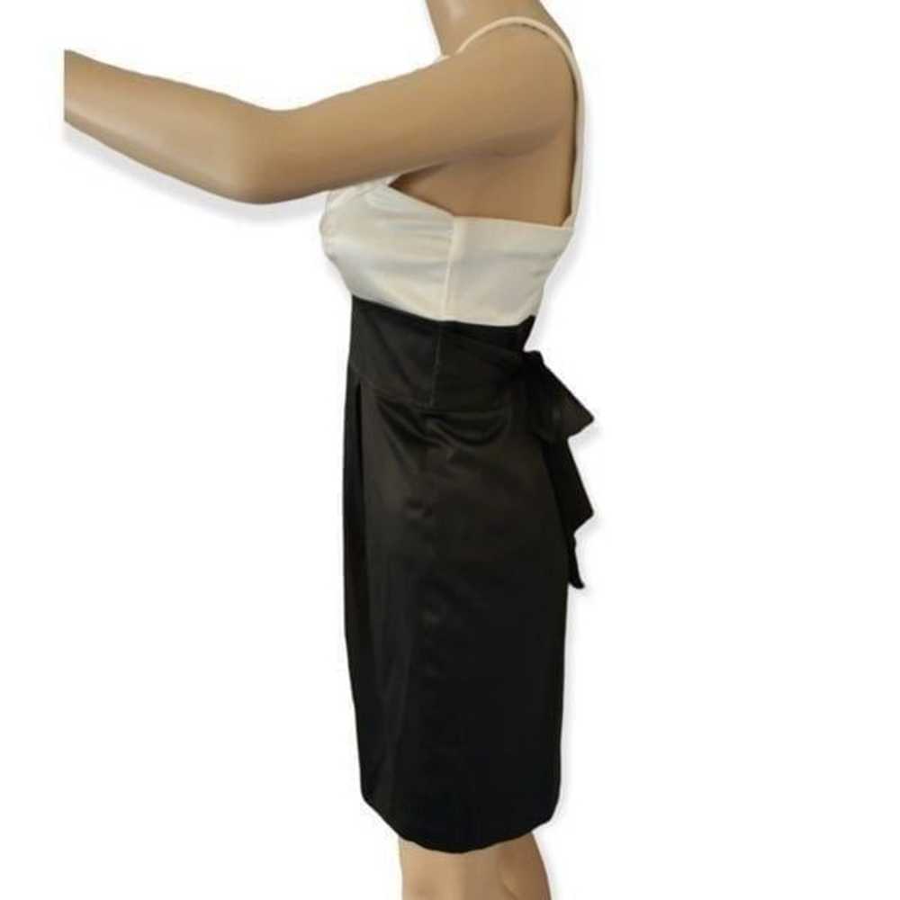 Y2K Vtg Teez Me Dress Mini Black White Cocktail R… - image 9