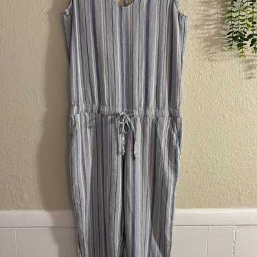 Cloth & Stone Anthropologie Womens Linen Striped … - image 1