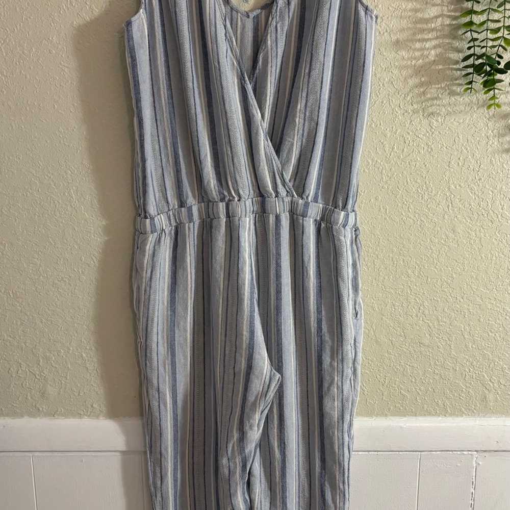 Cloth & Stone Anthropologie Womens Linen Striped … - image 4