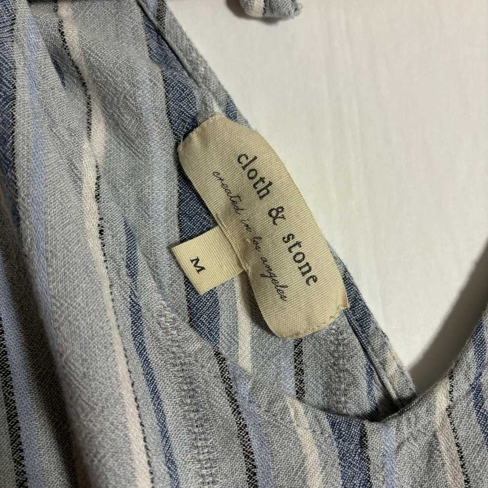 Cloth & Stone Anthropologie Womens Linen Striped … - image 7