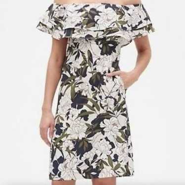 Banana Republic | Off The Shoulder Ruffle Floral D