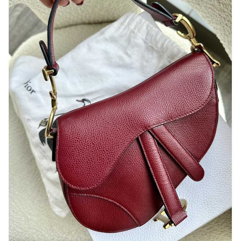 Dior Saddle leather handbag - image 2