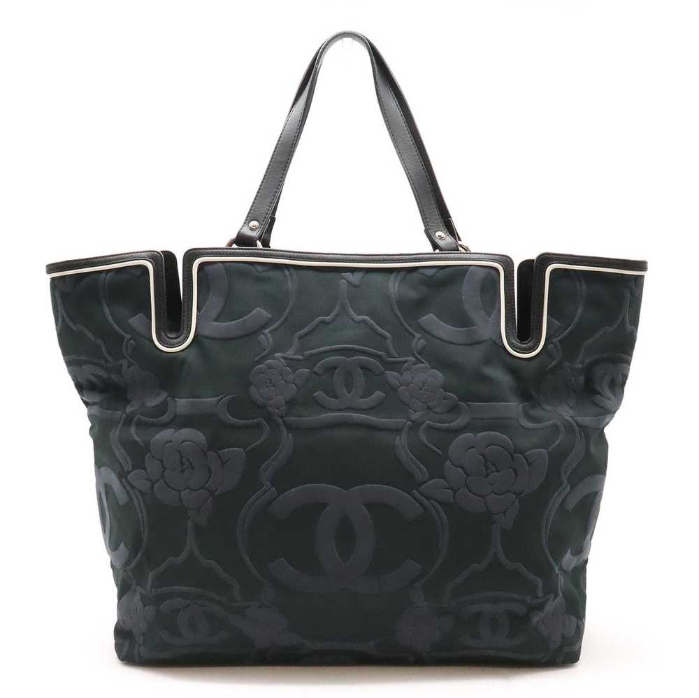 Chanel Chanel Chanel Canvas/Leather Coco Mark Cam… - image 1