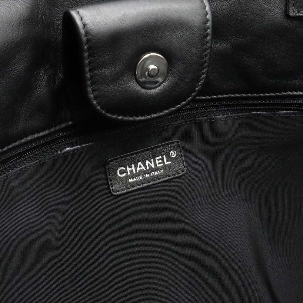 Chanel Chanel Chanel Canvas/Leather Coco Mark Cam… - image 6