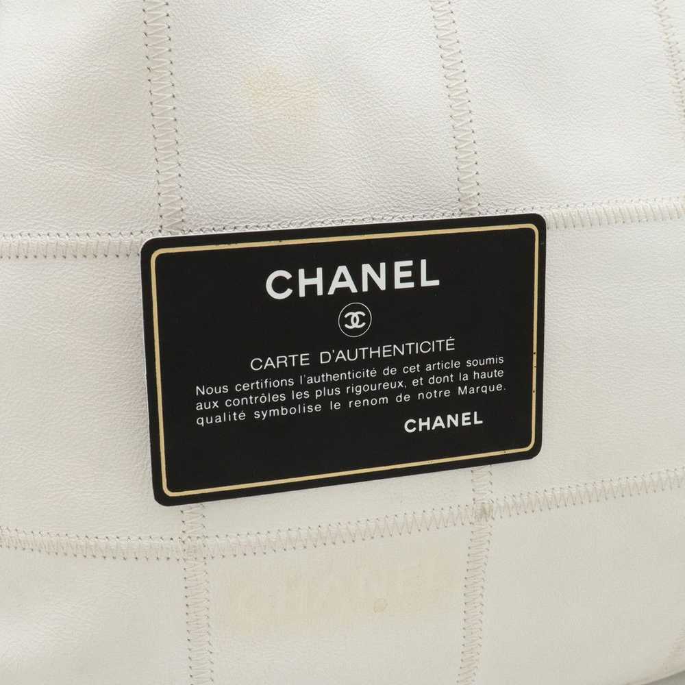 Chanel Chanel Chanel Leather Chocobar Tote Bag Le… - image 8