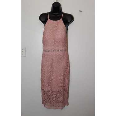 Premier Amour sleeveless lace sheath dress