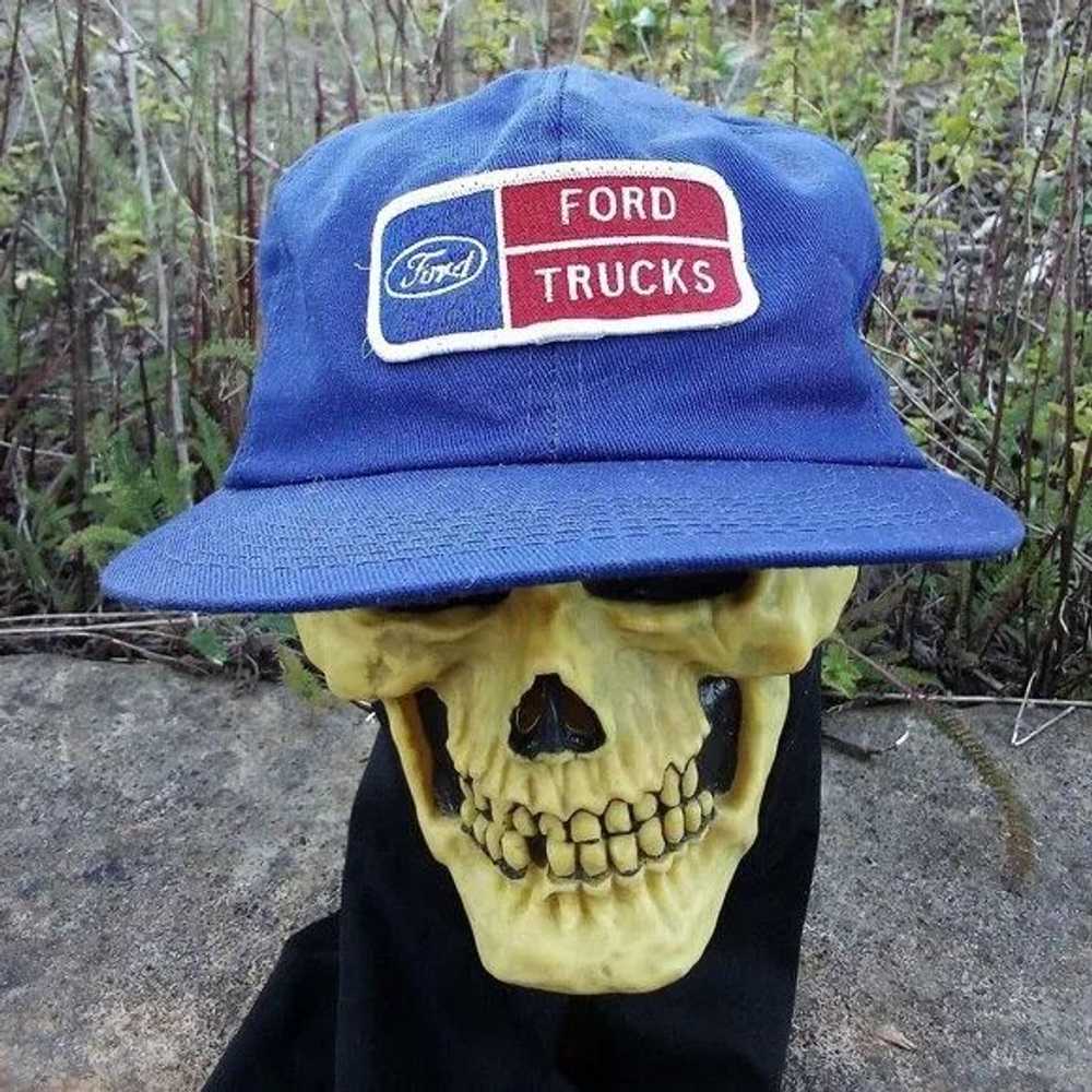 Hat × Trucker Hat × Vintage Vintage K Brand Ford … - image 1