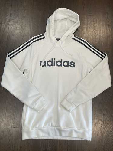 Adidas Adidas white hoodie from the 2000s