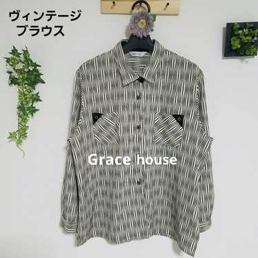 Gracehouse Vintage Retro Blouse, Made in Japan in… - image 1