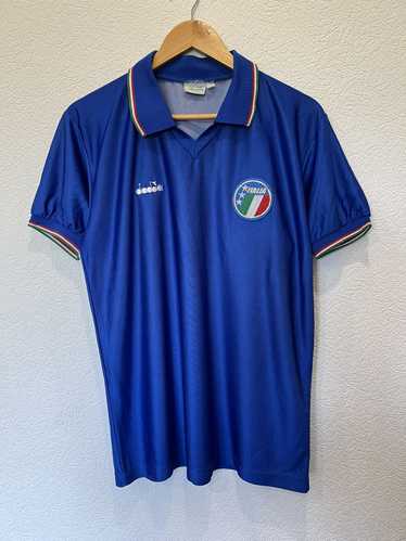 Diadora × Soccer Jersey × Vintage Diadora Italy 19