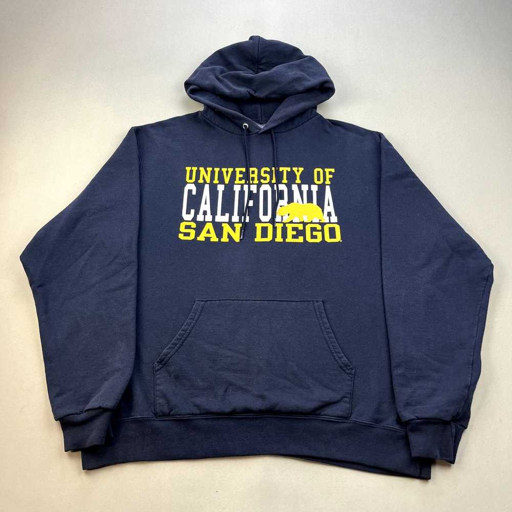 Champion UCSD San Diego Hoodie Sweatshirt Large N… - image 1