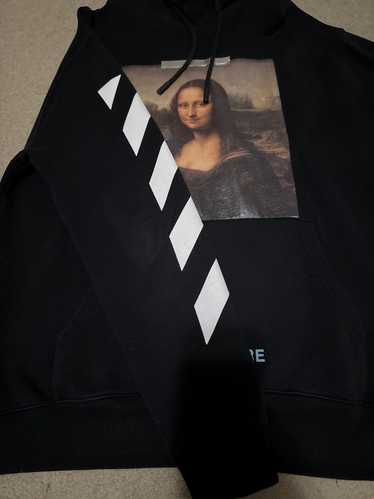 Off-White Off-White Black Diagonal Mona Lisa Hoodi