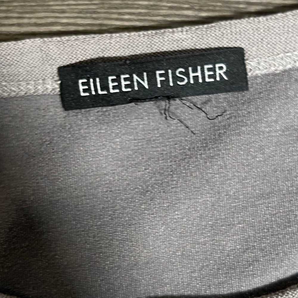 Eileen Fisher Grey Side Zippers Women Dress - image 12