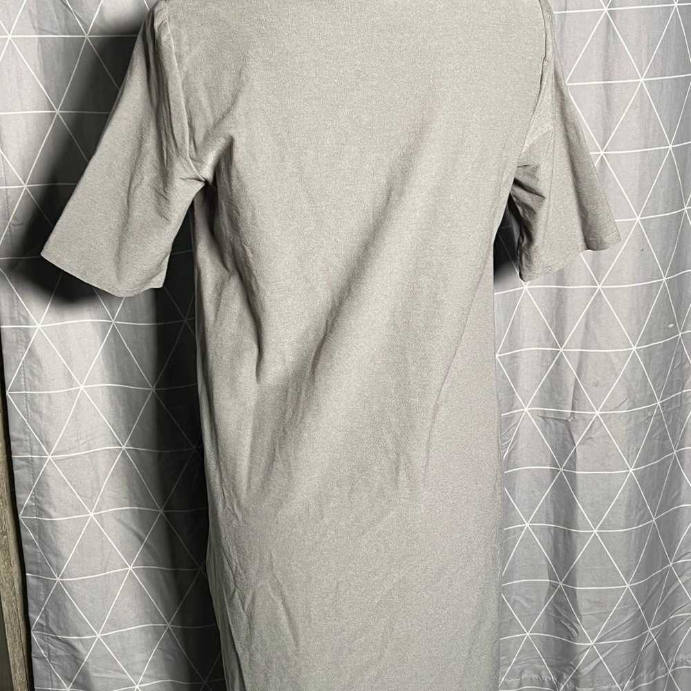 Eileen Fisher Grey Side Zippers Women Dress - image 5