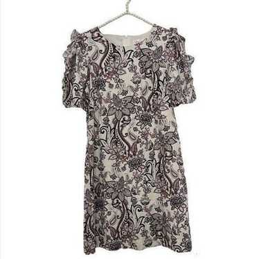 Eliza J White Women’s Floral Paisley Sheath Linen 