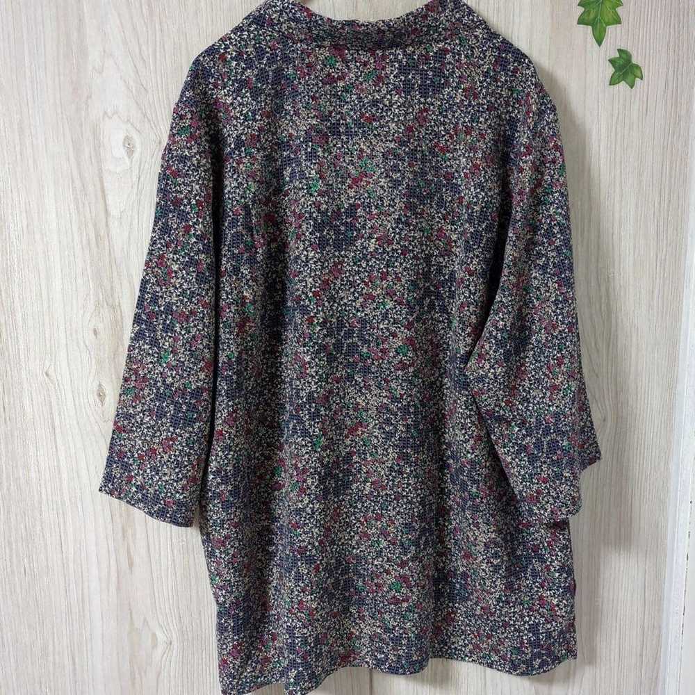 New Fook shirt M⭐blouse seven-quarter floral patt… - image 6