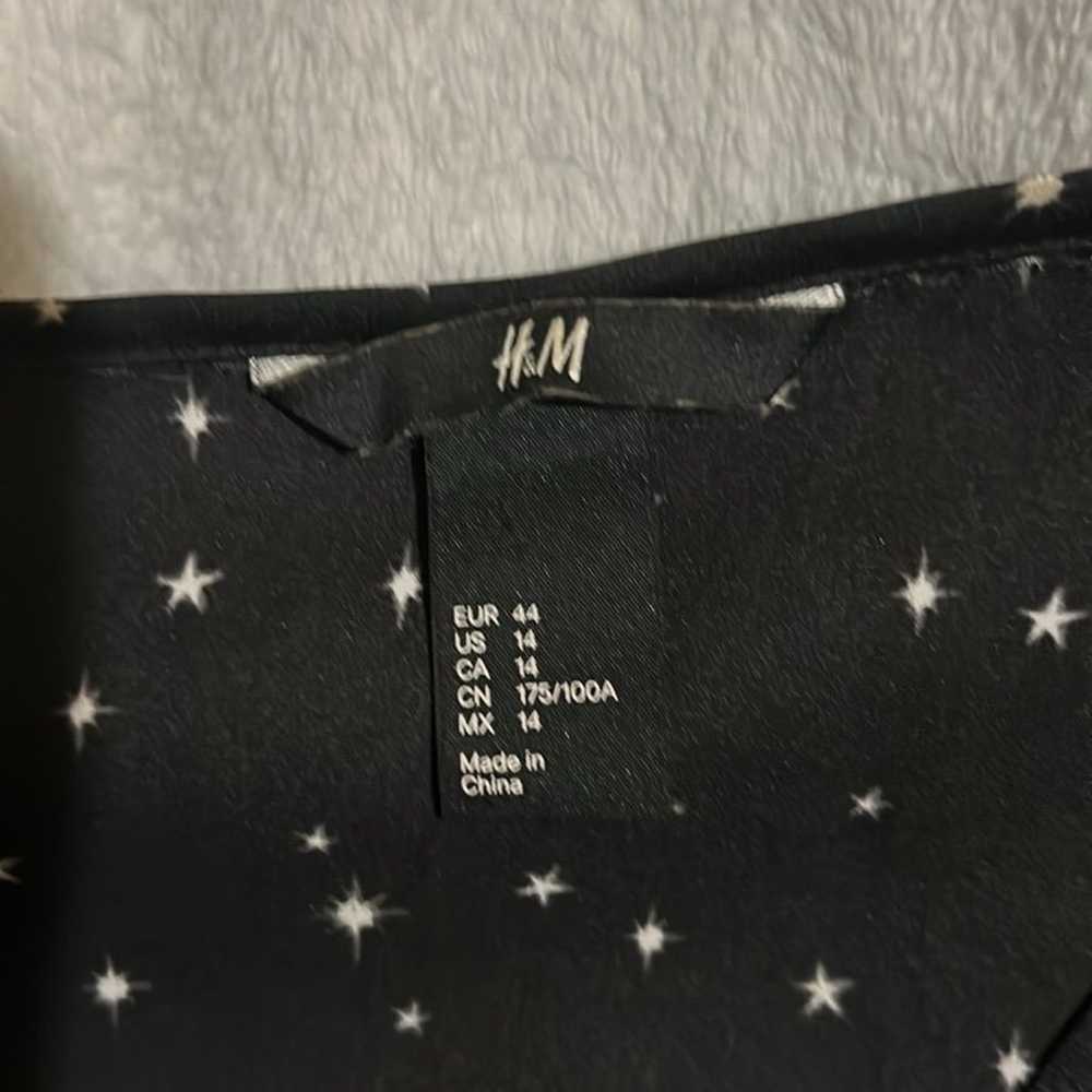 H&M Brand Stars/Galaxy Silky Dress (Like New) - image 7