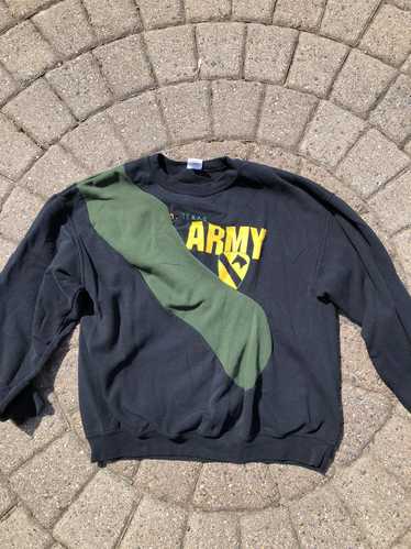 Vintage US Army Fort Hood Deconstructed Sweater