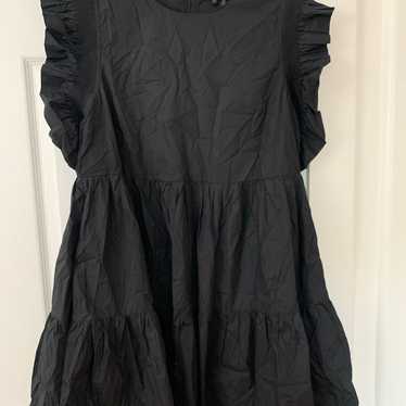 Black baby doll dress