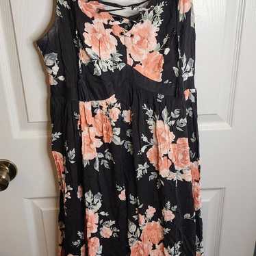 Torrid floral maxi dress