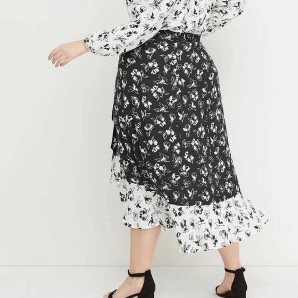 Lane Bryant x Beauticurve Plus Size 14 Black Whit… - image 2