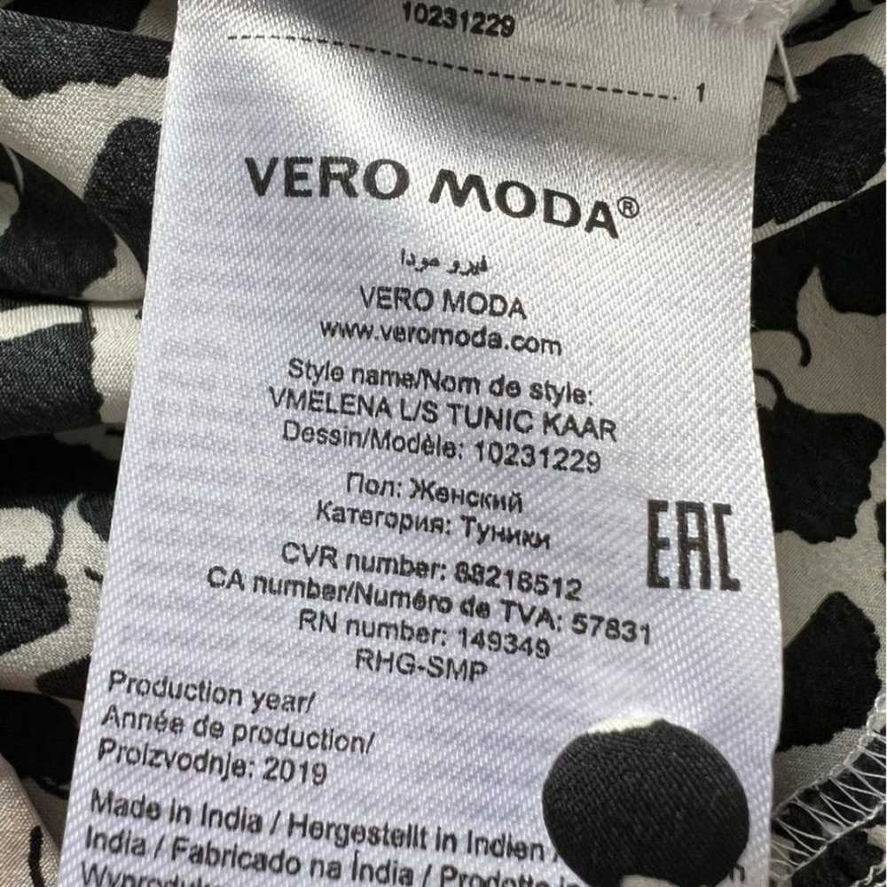 NWOT Vero Moda Black White Geometric Mini Dress L… - image 7