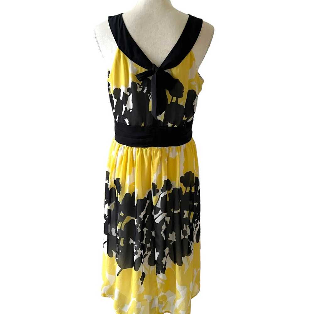 Elegant Jonathan Martin Yellow and Black Floral D… - image 2