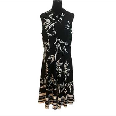 NORTH STYLE NWOT ($129) Black/White Sleeveless Dr… - image 1