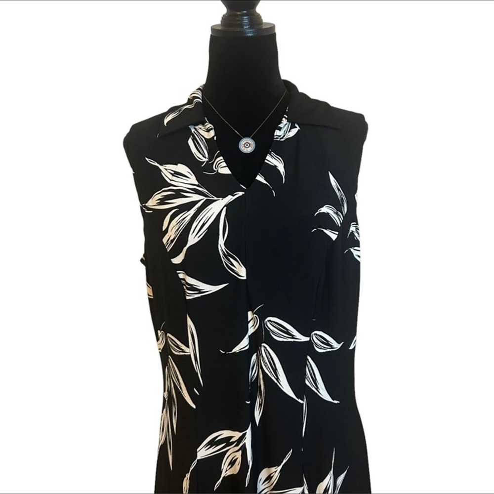 NORTH STYLE NWOT ($129) Black/White Sleeveless Dr… - image 2