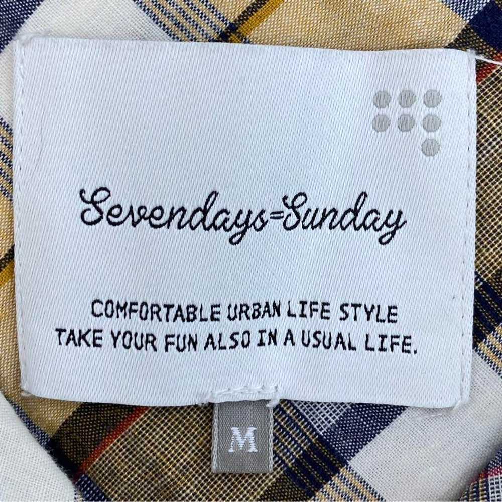 52 43 B### Seven days=Sunday Long-sleeved shirt f… - image 5