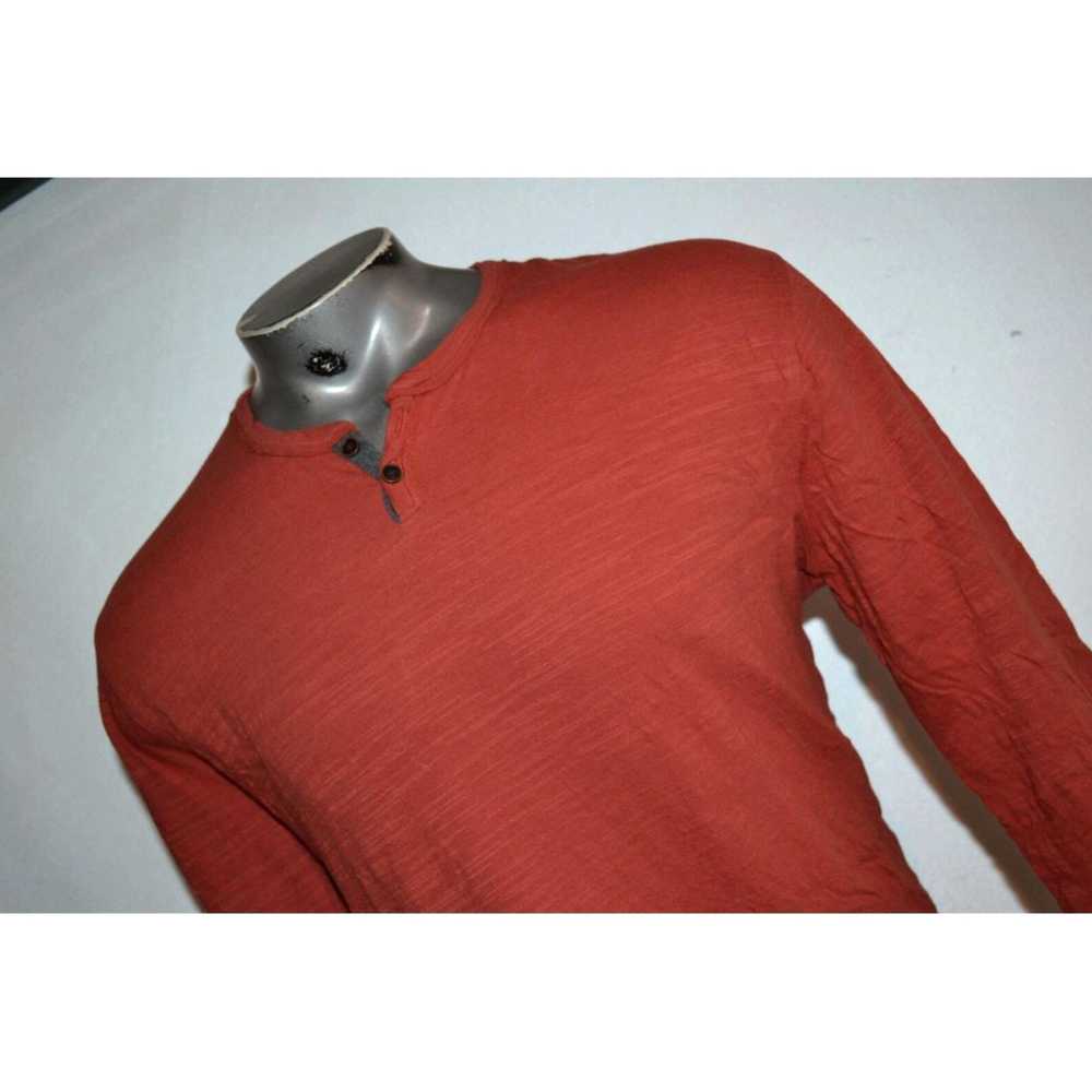 Lucky Brand Reddish Orange Classic Fit Henley Sty… - image 2