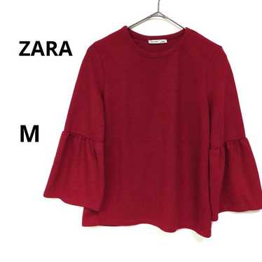 Zara 8/9 sleeve cut and sewn, size M, red, with fr