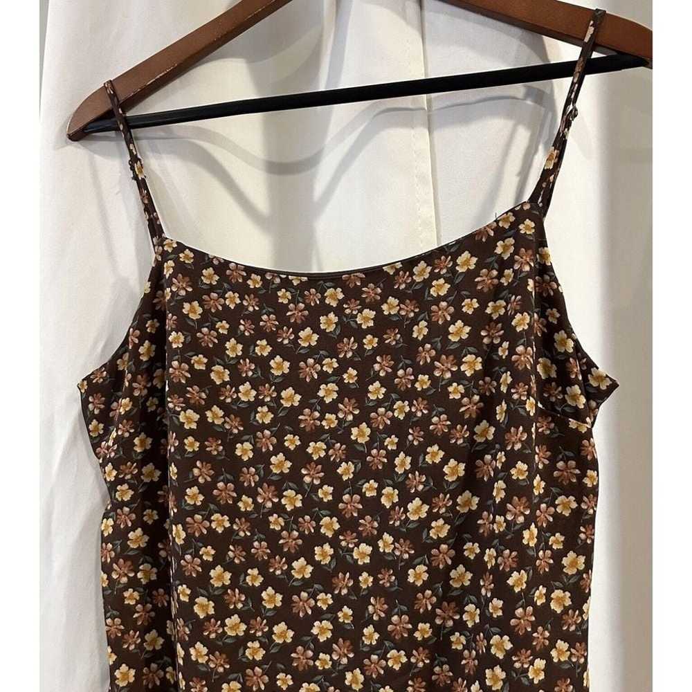 Sadie And Sage Brown Floral Patterned Dress Size … - image 2