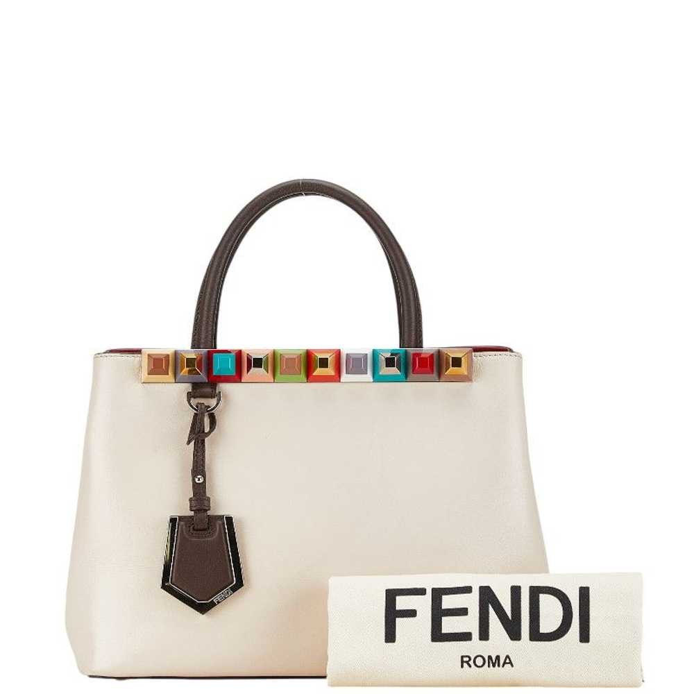 Fendi Fendi Fendi Leather Petit 2Jours Rainbow St… - image 10