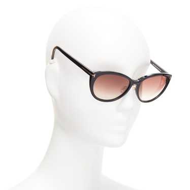 Tom Ford TOM FORD Gina TF345 black acetate gold T… - image 1