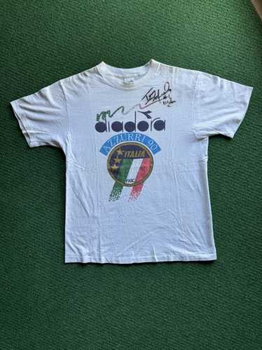 Vintage diadora t-shirt - - Gem