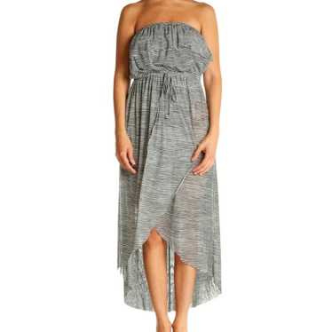 New ~ CYNTHIA ROWLEY ~ Striped Strapless Blouson … - image 1