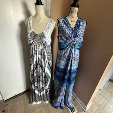 Bundle of two maxi summer  dresses XL - image 1