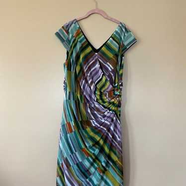 Multicolored Kay Unger New York Dress