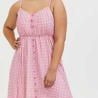 Perfect Pink and White Torrid Dress