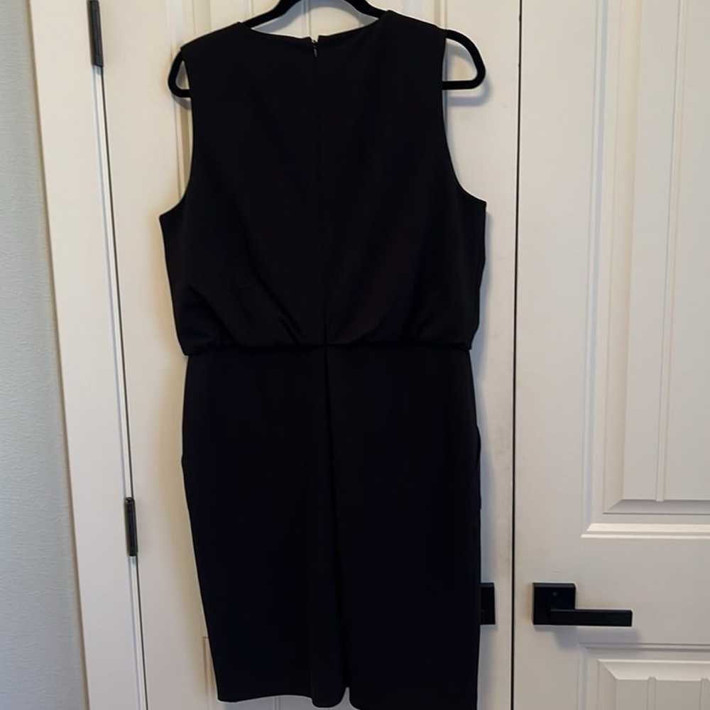 Alex Marie Black Sleeveless Sheath Dress with Poc… - image 2