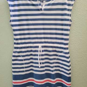 T By Talbots Coastal Stripe Mini Dress XL