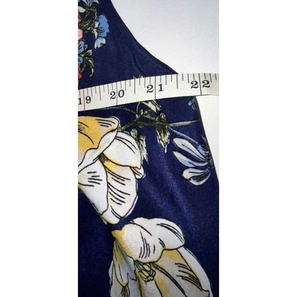 Mlle Gabrielle Maxi Dress Blue Floral Sleeveless … - image 9